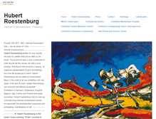 Tablet Screenshot of hubertroestenburg.com